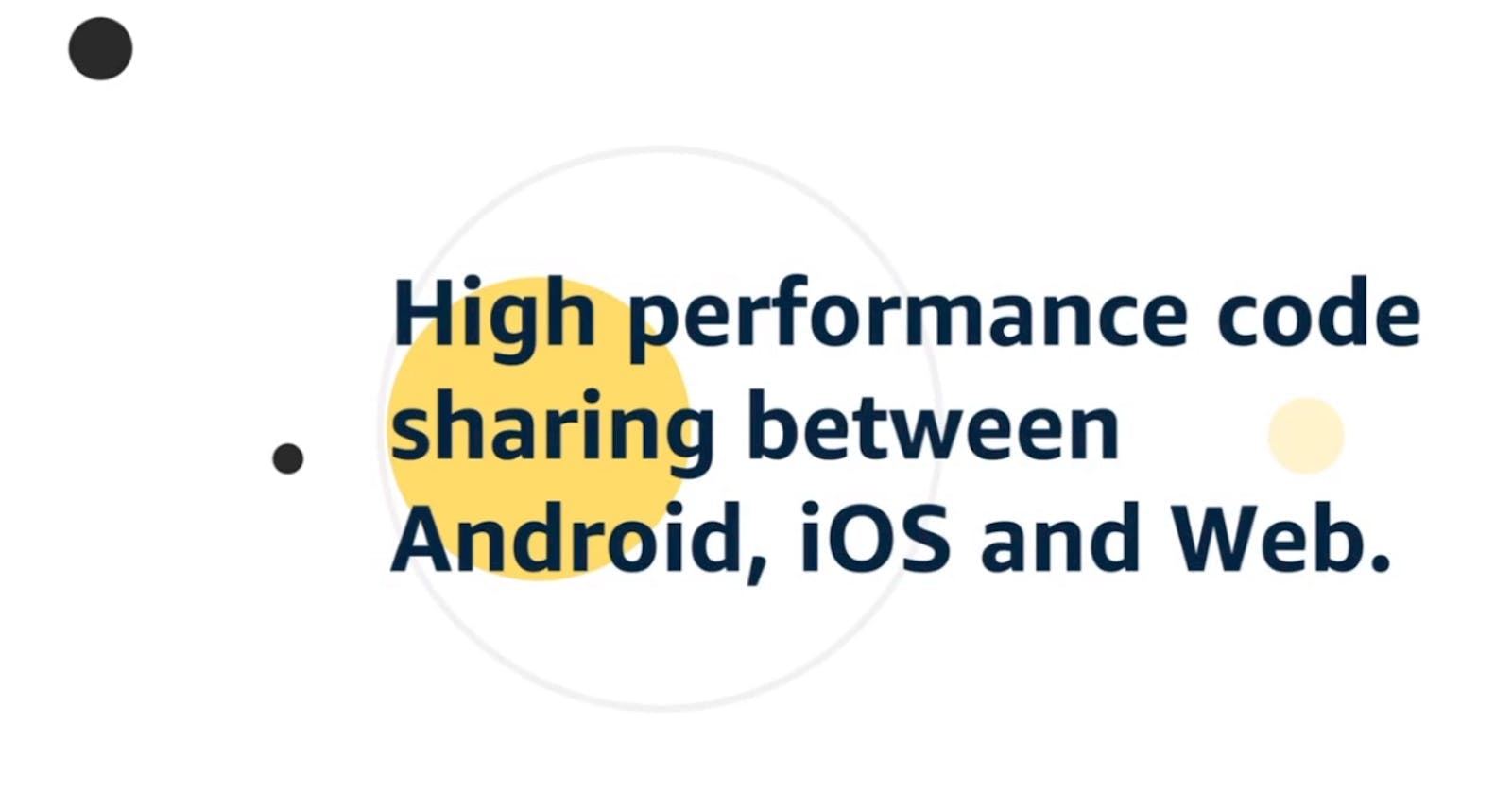 High performance code sharing between Android, iOS and Web